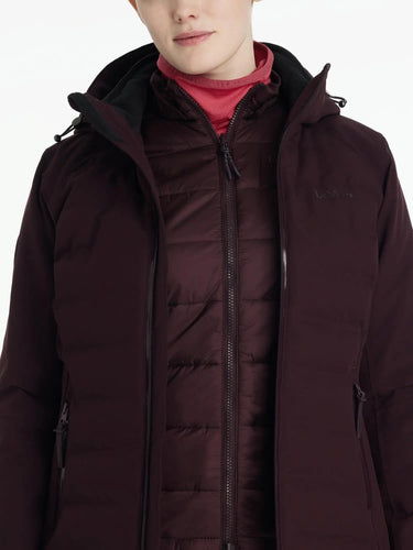 LeMieux Ladies Brooke Waterproof Hybrid Jacket Damson| Online For Equine