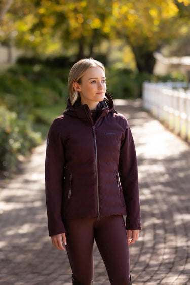 LeMieux Ladies Brooke Waterproof Hybrid Jacket Damson| Online For Equine