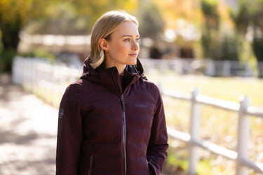 LeMieux Ladies Brooke Waterproof Hybrid Jacket Damson| Online For Equine