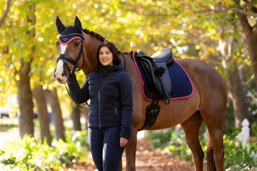 LeMieux Ladies Brooke Waterproof Hybrid Jacket Navy| Online For Equine