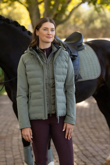 LeMieux Ladies Brooke Waterproof Hybrid Jacket Rosemary| Online For Equine