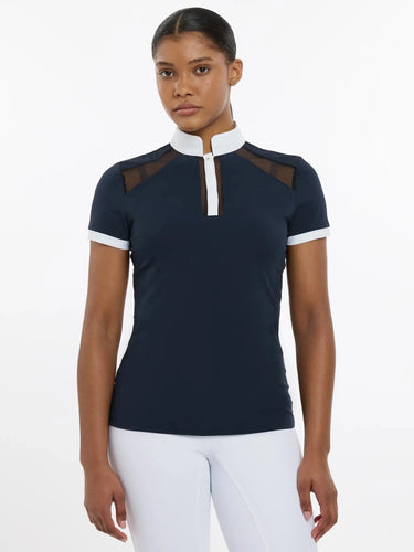 LeMieux Ladies Camille Short Sleeve Show Shirt Navy| Online For Equine