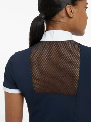 LeMieux Ladies Camille Short Sleeve Show Shirt Navy| Online For Equine