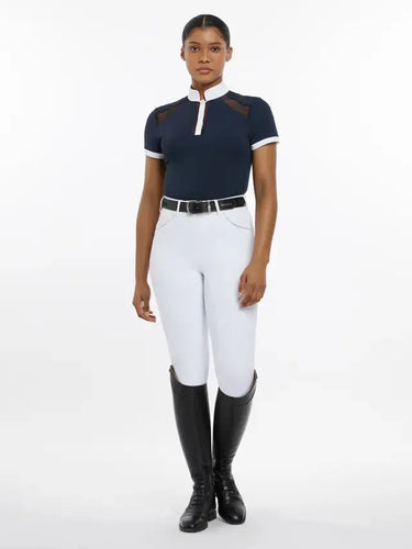 LeMieux Ladies Camille Short Sleeve Show Shirt Navy| Online For Equine