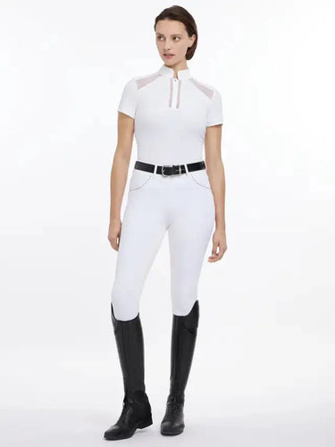 LeMieux Ladies Camille Short Sleeve Show Shirt White| Online For Equine
