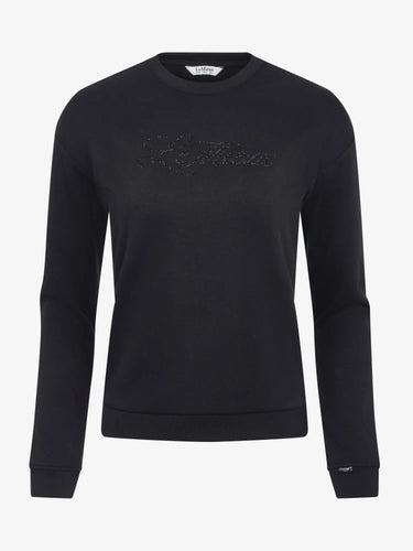 LeMieux Ladies Christina Crew Sweat Black| Online For Equine