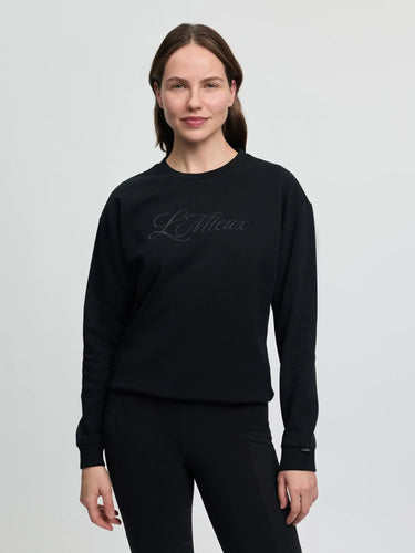 LeMieux Ladies Christina Crew Sweat Black| Online For Equine