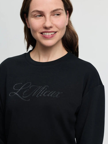 LeMieux Ladies Christina Crew Sweat Black| Online For Equine