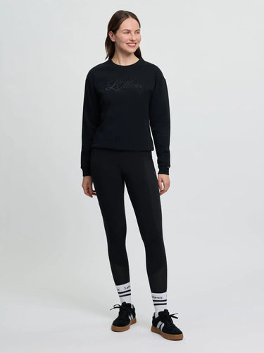 LeMieux Ladies Christina Crew Sweat Black| Online For Equine