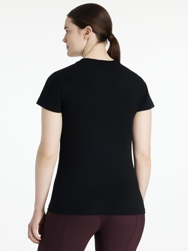 LeMieux Ladies Classique Sparkle T-shirt Black| Online For Equine