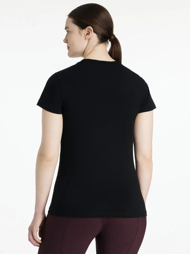 LeMieux Ladies Classique Sparkle T-shirt Black| Online For Equine