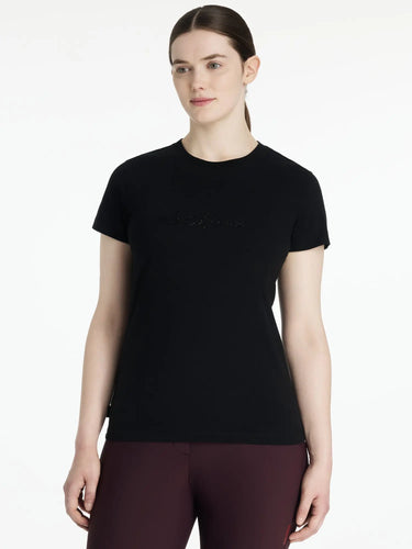 LeMieux Ladies Classique Sparkle T-shirt Black| Online For Equine