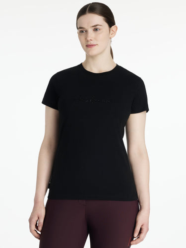 LeMieux Ladies Classique Sparkle T-shirt Black| Online For Equine