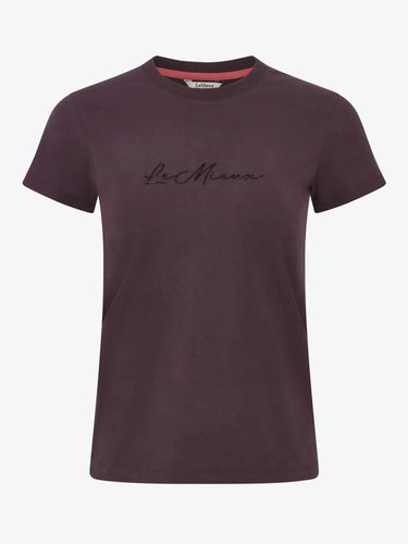 LeMieux Ladies Classique Sparkle T-shirt Damson| Online For Equine