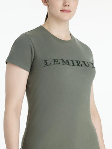 LeMieux Ladies Classique Sparkle T-shirt Rosemary| Online For Equine