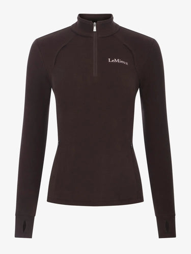 LeMieux Ladies Cocoa Frances Quarter Zip Fleece Cocoa| Online For Equine