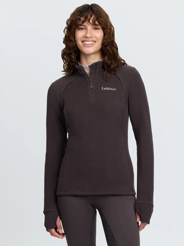 LeMieux Ladies Cocoa Frances Quarter Zip Fleece Cocoa| Online For Equine