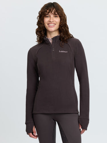 LeMieux Ladies Cocoa Frances Quarter Zip Fleece Cocoa| Online For Equine
