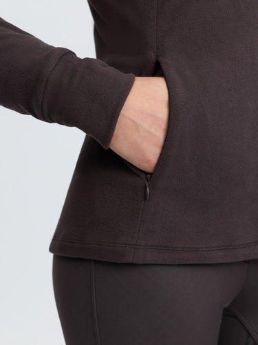 LeMieux Ladies Cocoa Frances Quarter Zip Fleece Cocoa| Online For Equine