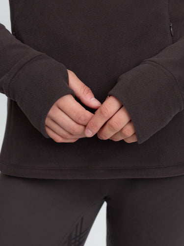 LeMieux Ladies Cocoa Frances Quarter Zip Fleece Cocoa| Online For Equine