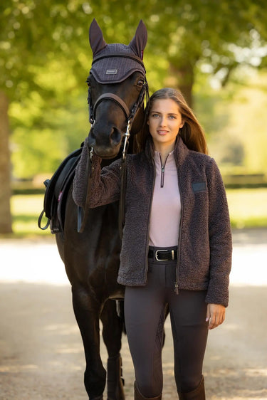 LeMieux Ladies Cocoa Heritage Borg Zip Through Jacket Cocoa| Online For Equine