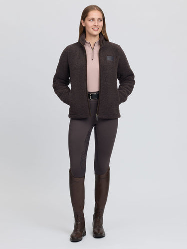 LeMieux Ladies Cocoa Heritage Borg Zip Through Jacket Cocoa| Online For Equine