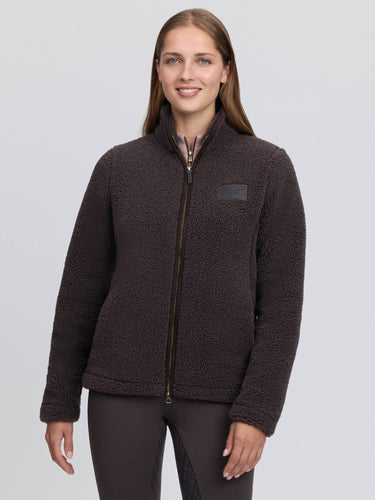 LeMieux Ladies Cocoa Heritage Borg Zip Through Jacket Cocoa| Online For Equine