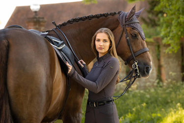 LeMieux Ladies Cocoa Heritage Herringbone Base Layer Cocoa| Online For Equine