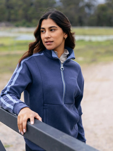 LeMieux Ladies Connie Half Zip Sweat Shadow| Online For Equine