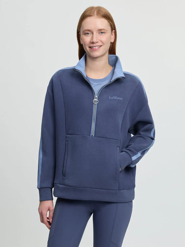 LeMieux Ladies Connie Half Zip Sweat Shadow| Online For Equine