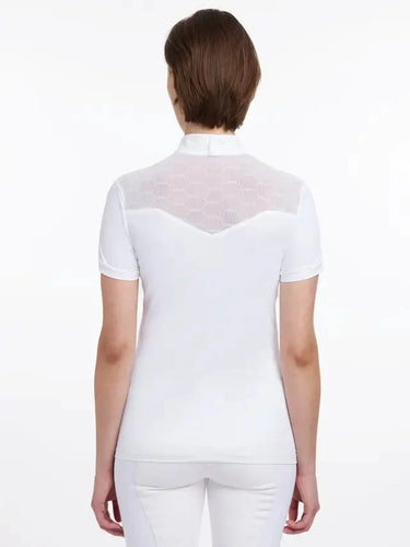 LeMieux Ladies Emily Short Sleeve Show Shirt White| Online For Equine