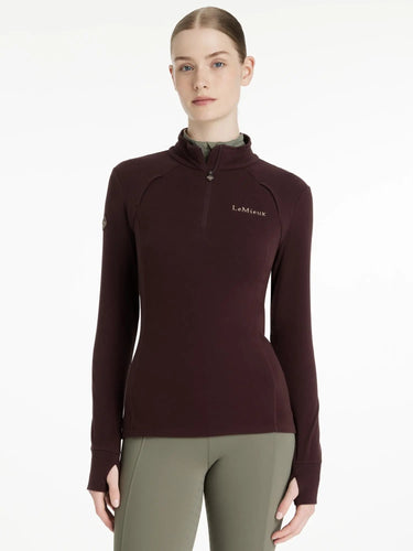LeMieux Ladies Frances Quarter Zip Fleece Damson| Online For Equine