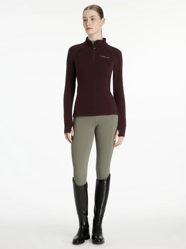 LeMieux Ladies Frances Quarter Zip Fleece Damson| Online For Equine