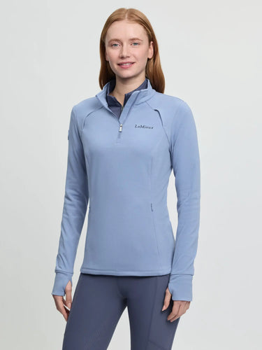LeMieux Ladies Frances Quarter Zip Fleece Powder Blue| Online For Equine