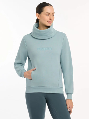 Buy the LeMieux Ladies Glacier Adele Funnel Neck Sweatshirt | Online for Equine