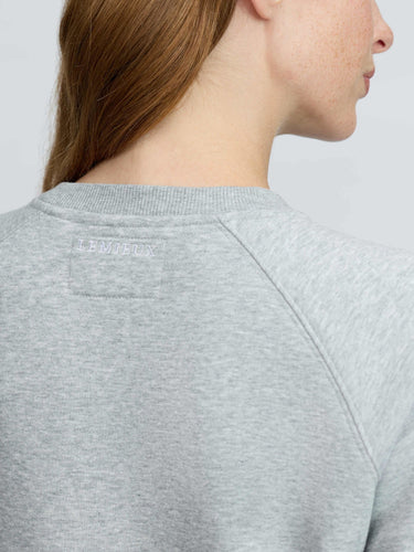 LeMieux Ladies Grey Marl Vida Varsity Crew Neck Sweat Grey Marl| Online For Equine