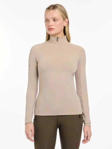 LeMieux Ladies Halle Sunstopper Lightweight Base Layer Almond| Online For Equine