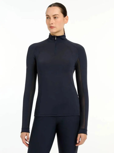 LeMieux Ladies Halle Sunstopper Lightweight Base Layer Navy| Online For Equine
