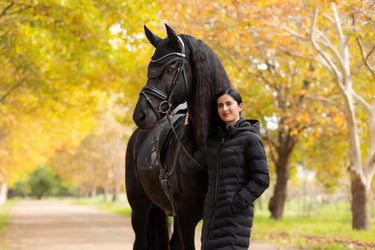 LeMieux Ladies Hayley Water Resistant Longline Puffer Coat Black| Online For Equine