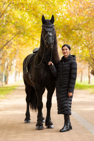 LeMieux Ladies Hayley Water Resistant Longline Puffer Coat Black| Online For Equine