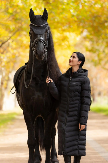 LeMieux Ladies Hayley Water Resistant Longline Puffer Coat Black| Online For Equine