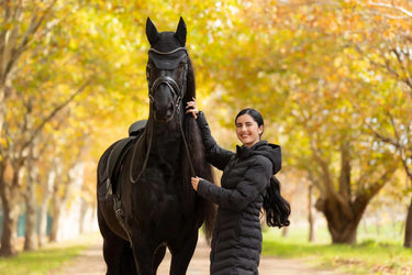 LeMieux Ladies Hayley Water Resistant Longline Puffer Coat Black| Online For Equine