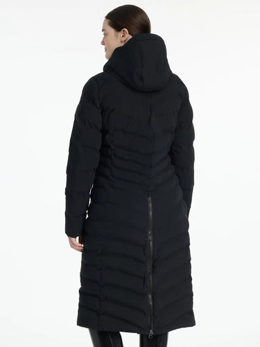 LeMieux Ladies Hayley Water Resistant Longline Puffer Coat Black| Online For Equine