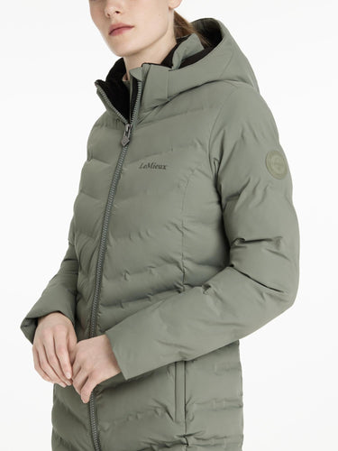 LeMieux Ladies Hayley Water Resistant Longline Puffer Coat Rosemary| Online For Equine