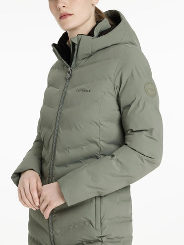 LeMieux Ladies Hayley Water Resistant Longline Puffer Coat Rosemary| Online For Equine