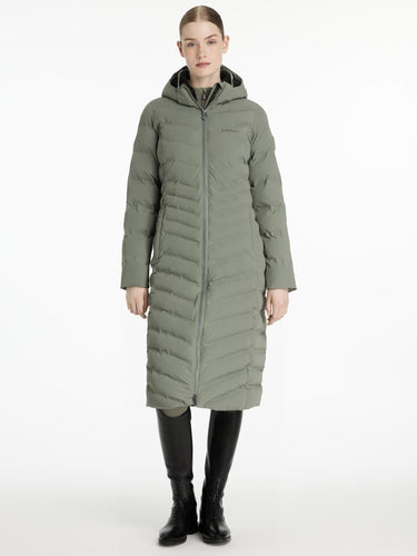 LeMieux Ladies Hayley Water Resistant Longline Puffer Coat Rosemary| Online For Equine