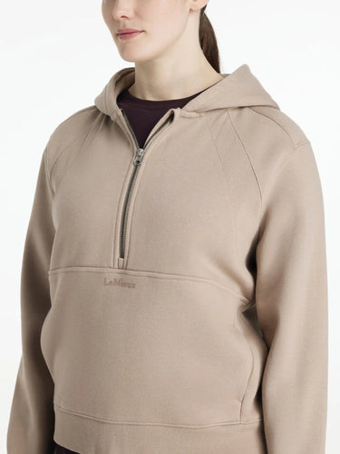 LeMieux Ladies Henrietta Half Zip Hoodie Almond| Online For Equine