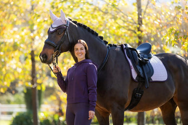 LeMieux Ladies Henrietta Half Zip Hoodie Juniper| Online For Equine