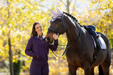 LeMieux Ladies Henrietta Half Zip Hoodie Juniper| Online For Equine