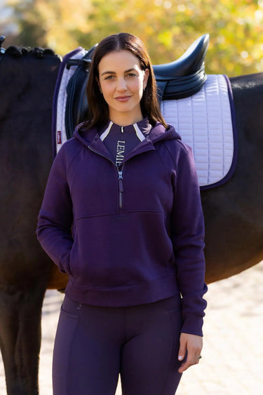 LeMieux Ladies Henrietta Half Zip Hoodie Juniper| Online For Equine